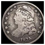 1835 Capped Bust Dime LIGHTLY CIRCULATED