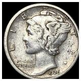 1926-D Silver Mercury Dime NEARLY UNCIRCULATED