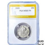 1920 Standing Liberty Quarter PGA MS65 FH