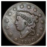 1820 Large Cent LIGHTLY CIRCULATED