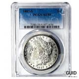 1887-S Morgan Silver Dollar PCGS AU55