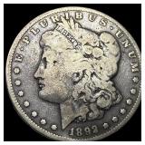 1893-CC Silver Morgan Dollar NICELY CIRCULATED