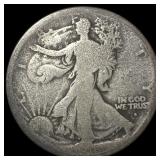 Walking Liberty Half Dollar 1917-D NICELY CIRCULAT