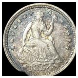 1854 Silver Half Dime CLOSELY UNCIRCULATED