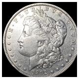 1892 Silver Morgan Dollar CLOSELY UNCIRCULATED