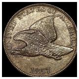 1857 Flying Eagle Cent UNCIRCULATED