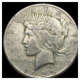 1925 Peace Silver Dollar ABOUT UNCIRCULATED
