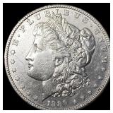 1889-S Silver Morgan Dollar CHOICE AU