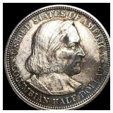 1892 Silver Columbian Half Dollar NEARLY UNCIRCULA