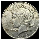 1935 Silver Peace Dollar CLOSELY UNCIRCULATED