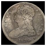 1838 Silver Half Dollar (Capped Bust) NICELY CIRCU