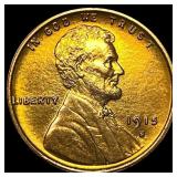 1915-S Lincoln Wheat Cent CHOICE BU