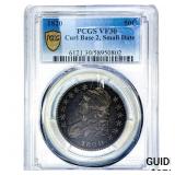 1820 Capped Bust Half Dollar PCGS VF30 Curl Base2,