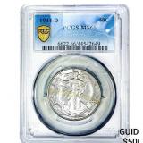 1944-D Walking Liberty Half Dollar PCGS MS66
