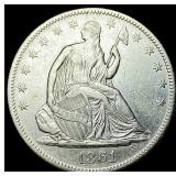 1861 Seated Liberty Half Dollar CLOSELY  UNCIRCUL
