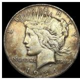 1934 Peace Silver Dollar NEARLY UNCIRCULATED