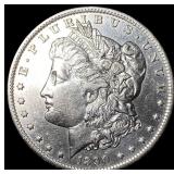 1890-S Silver Morgan Dollar CHOICE AU