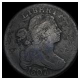 1807 Draped Bust Large Cent LIGHTLY CIRCULATED