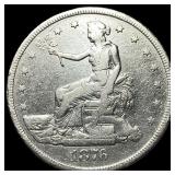 1876-S Silver Trade Dollar LIGHTLY CIRCULATED
