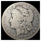 1890-CC Silver Morgan Dollar LIGHTLY  CIRCULATED