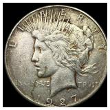 1927-S Silver Peace Dollar NEARLY UNCIRCULATED