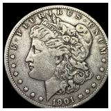 1901-S Silver Morgan Dollar LIGHTLY CIRCULATED