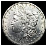 1887-S Silver Morgan Dollar CHOICE AU