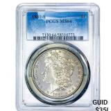 1881-S Morgan Silver Dollar PCGS MS64