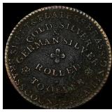 19th-century American token from Moffett UNCIRCULA