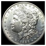 1886-S Silver Morgan Dollar CHOICE AU