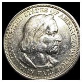 1893 Columbian Exposition Half Dollar NEARLY UNCIR