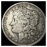 1891-O Silver Morgan Dollar NEARLY  UNCIRCULATED