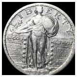 1919-D Silver Standing Liberty Quarter CLOSELY UNC