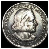 1892 Silver Columbian Half Dollar NEARLY UNCIRCULA