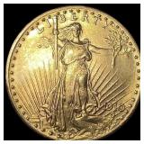 1910-D Gold $20 Saint-Gaudens Double Eagle UNCIRCU