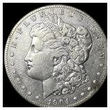1904-S Silver Morgan Dollar NEARLY  UNCIRCULATED