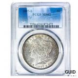 1897-S Morgan Silver Dollar PCGS MS62