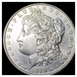 1888-S Silver Morgan Dollar CHOICE AU