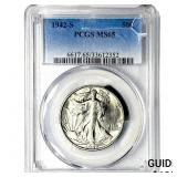 1942-S Walking Liberty Half Dollar PCGS MS65