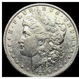 1896 Silver Morgan Dollar NEARLY UNCIRCULATED
