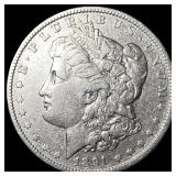 1891-CC Silver Morgan Dollar NEARLY UNCIRCULATED