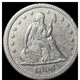 1856 Seated Liberty Quarter CLOSELY UNCIRCULATED