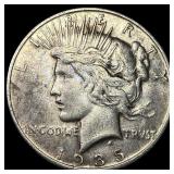 1935 Silver Peace Dollar NEARLY UNCIRCULATED
