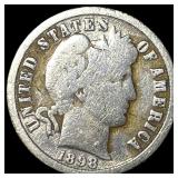 1898-O Silver Barber Dime NICELY CIRCULATED