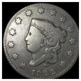 1822 Large Cent LIGHTLY CIRCULATED