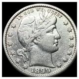 1899 Barber Quarter CHOICE AU