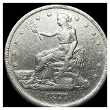 1877-S Silver Trade Dollar CLOSELY UNCIRCULATED