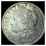 1891-O Silver Morgan Dollar NEARLY  UNCIRCULATED