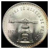 1979 Mexico Silver 1 Onza (Casa de Moneda) GEM BU