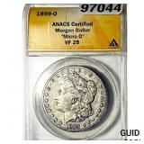 1899-O Morgan Silver Dollar ANACS VF25 Micro O